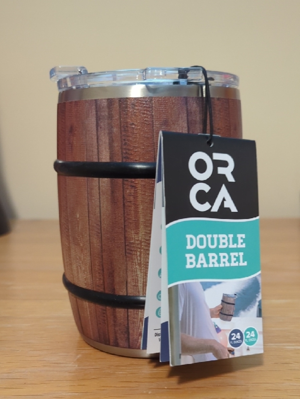 Orca coolers stainless steel Double Barrel insulated travel tumbler New - Picture 9 of 14